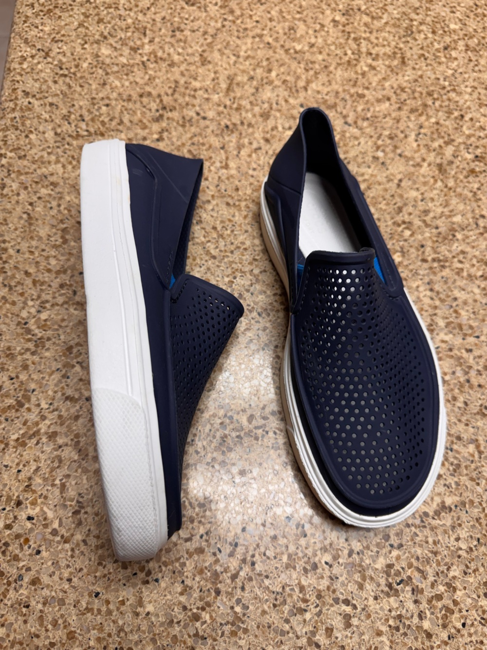 Crocs Boys Navy Slip-On Perforated Casual Shoes